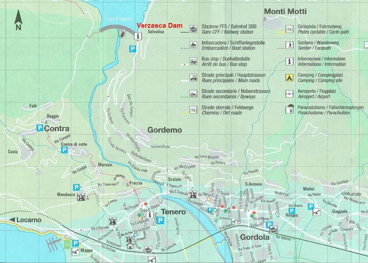 mappa del campeggio svizzera