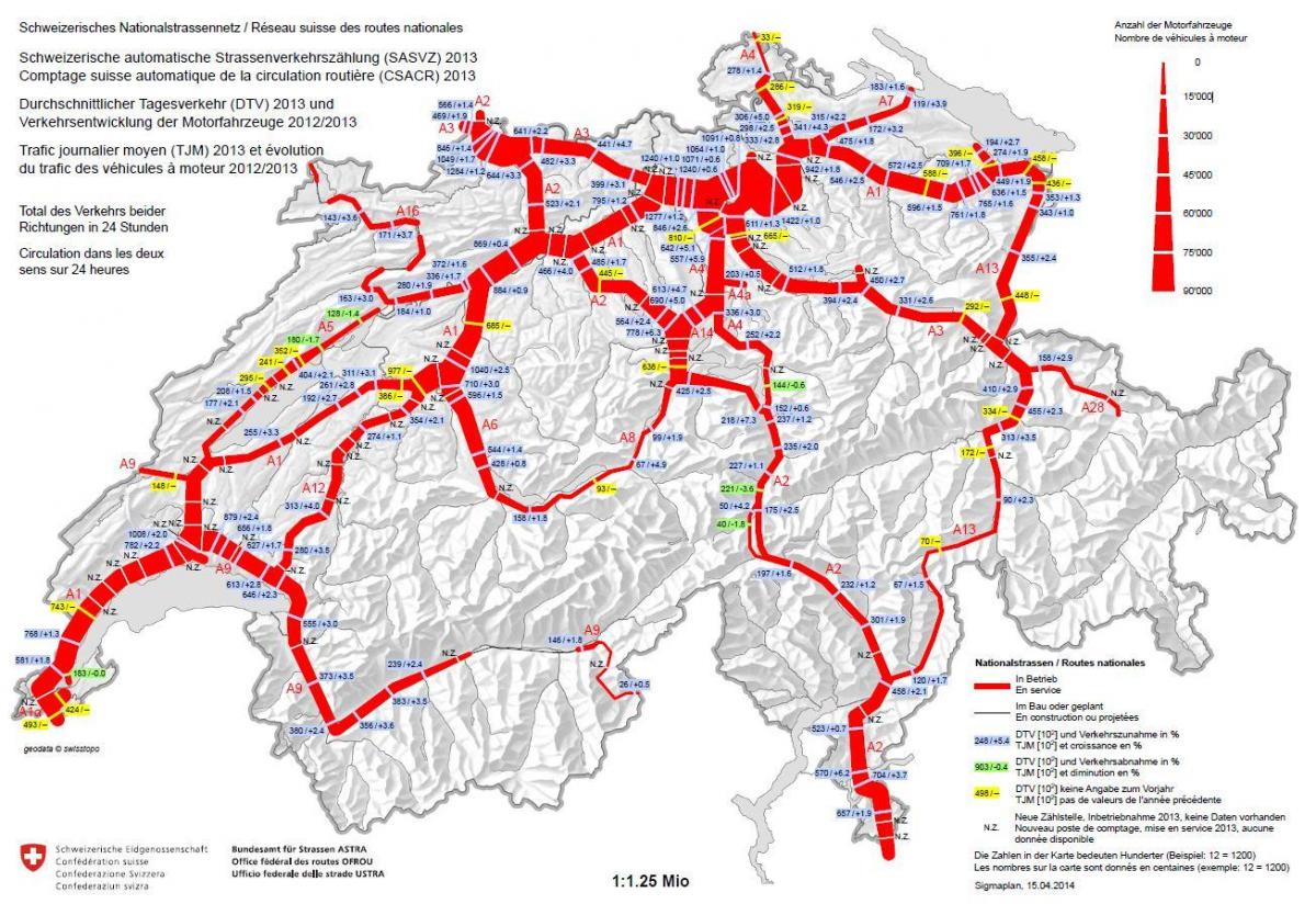 mappa della svizzera vignetta