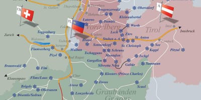 Stazioni sciistiche in svizzera mappa