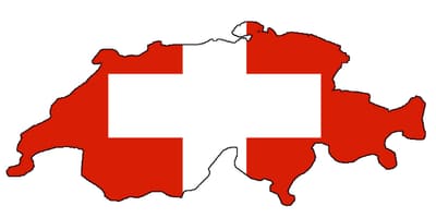 Mappa di bandiera svizzera