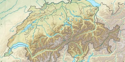Mappa della svizzera di soccorso