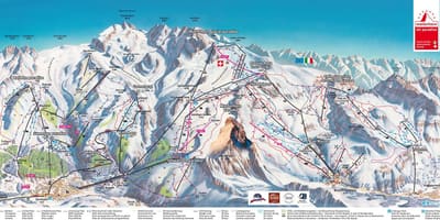 Mappa della svizzera trail