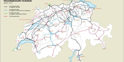Mappa della svizzera porte