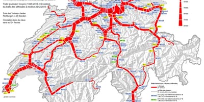 Mappa della svizzera vignetta
